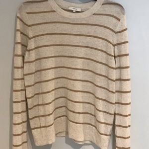 Vince. Size L 100% cashmere striped sweater